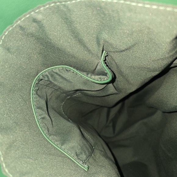 Anthropologie Urban Originals North South Knotted Tote In Green Magnetic Closure - Picture 10 of 12